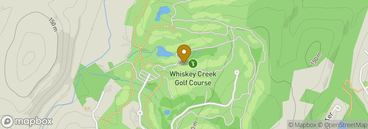 Map location: Whiskey Creek Golf Course