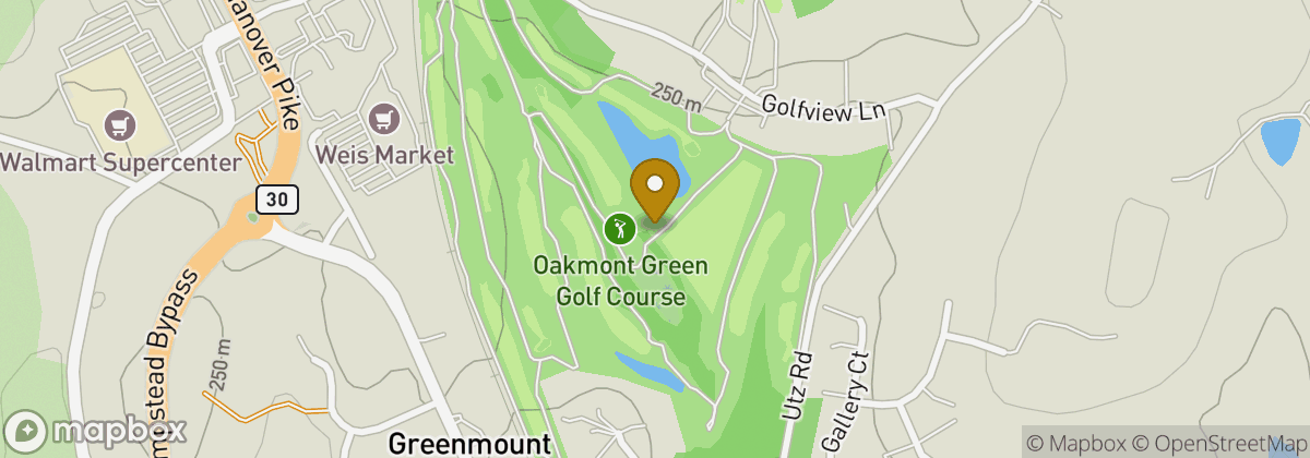 Map location: Oakmont Green Golf Course