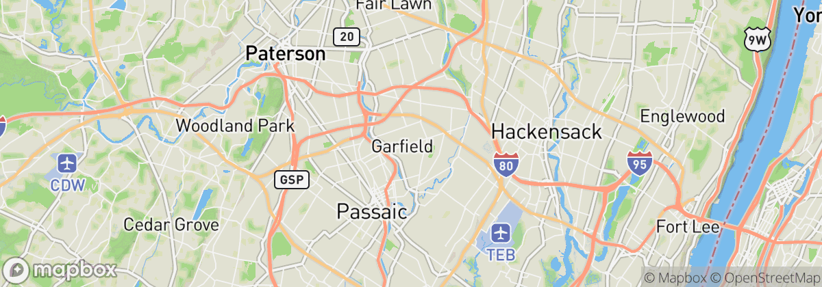 Map: Garfield, NJ