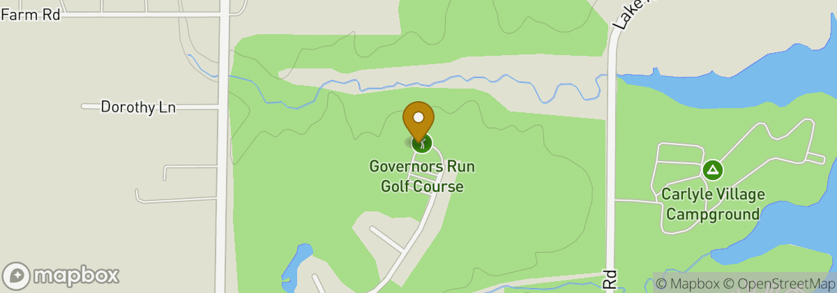 Map location: Governors Run Golf Course