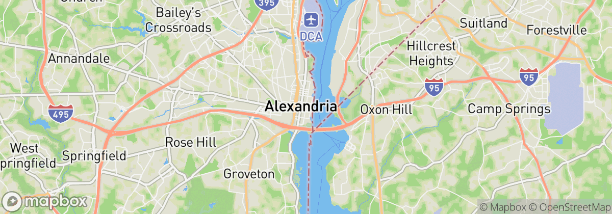 Map: Alexandria, VA