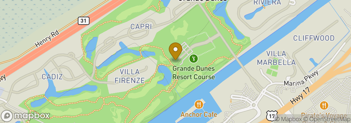 Map location: Grande Dunes Resort Club