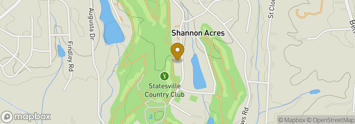 Map location: Statesville Country Club
