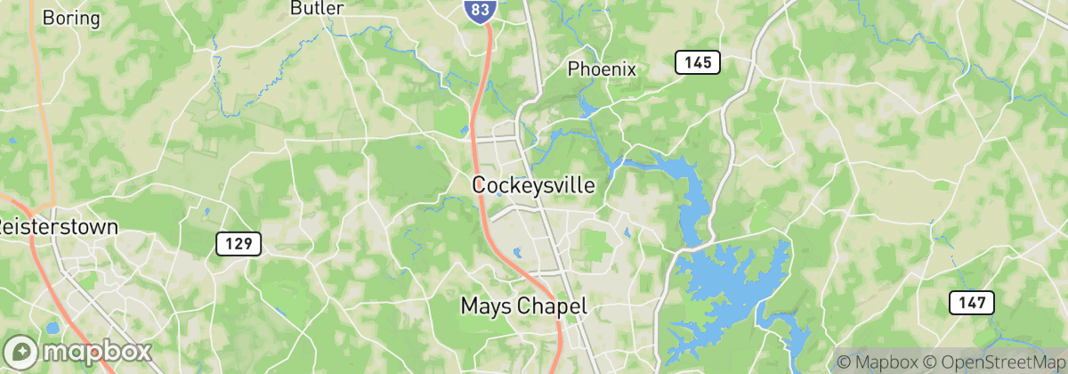 Map: Cockeysville, MD