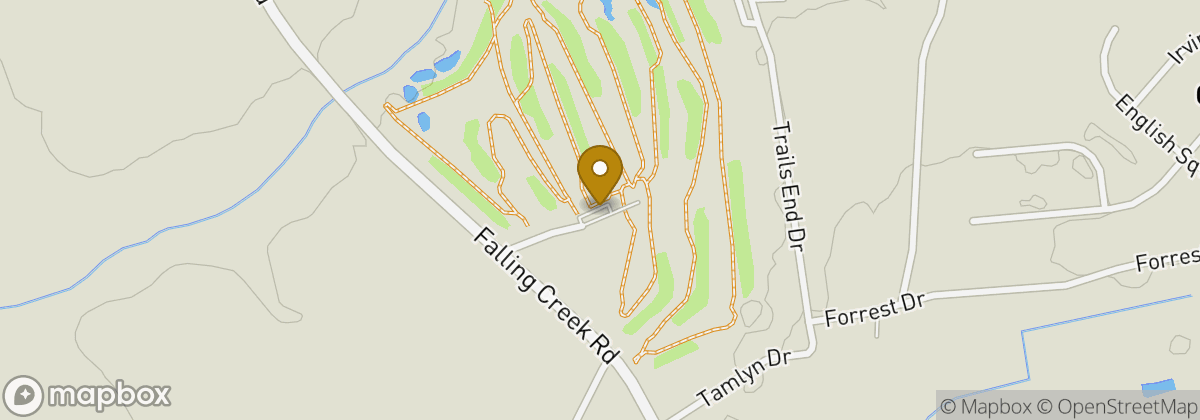 Map location: Falling Creek Country Club