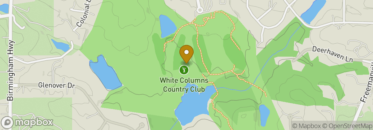 Map location: White Columns Country Club