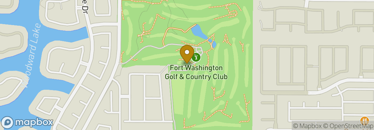 Map location: Fort Washington Golf & Country Club