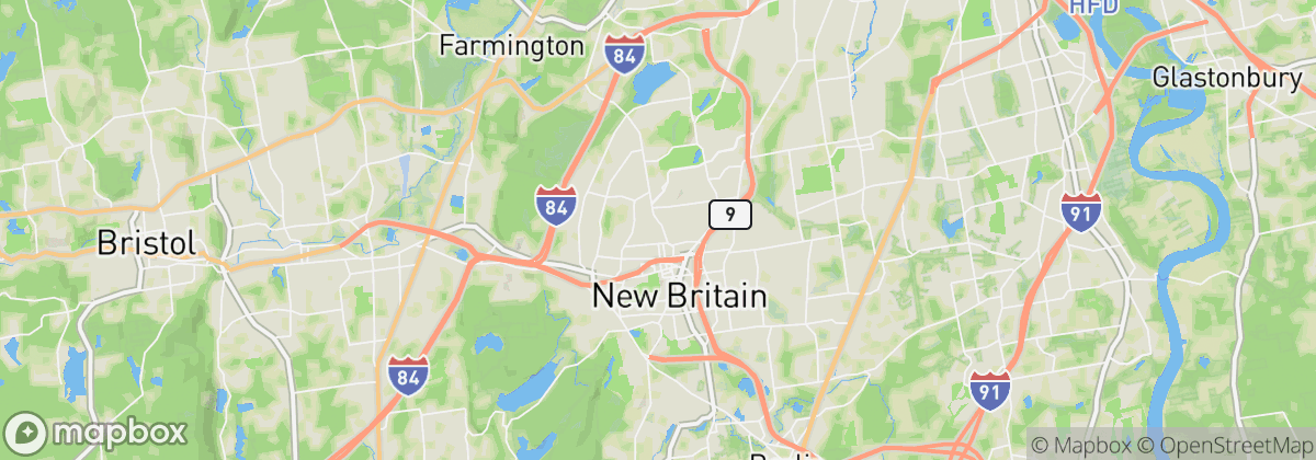 Map: New Britain, CT