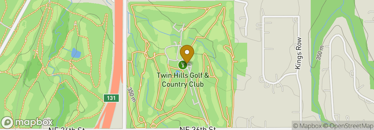 Map location: Twin Hills Golf & Country Club