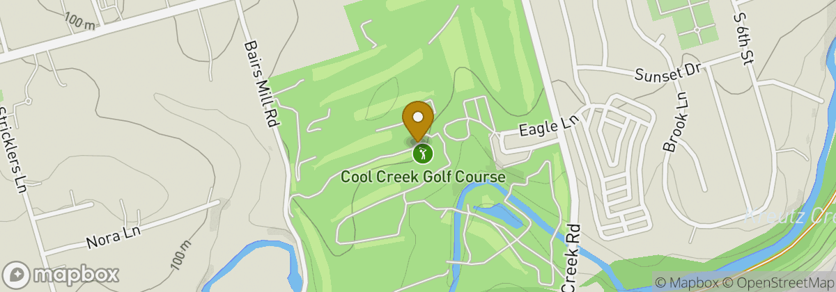 Map location: Cool Creek Golf Course