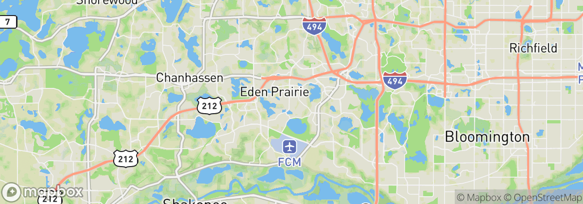 Map: Eden Prairie, MN