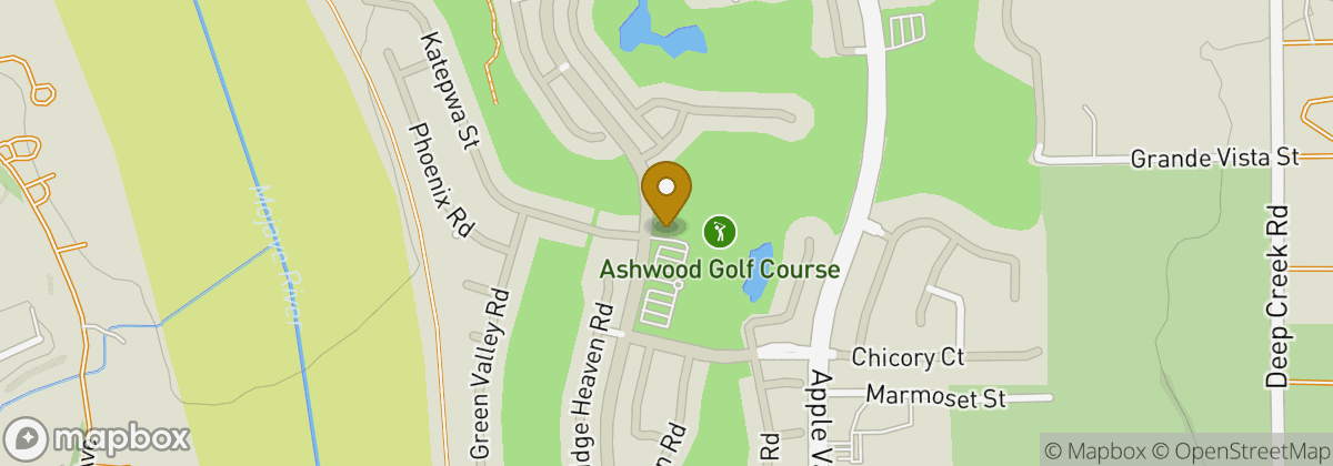 Map location: Ashwood Golf Course