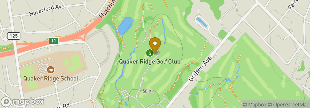 Map location: Quaker Ridge Golf Club
