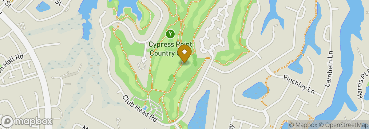 Map location: Cypress Point Country Club