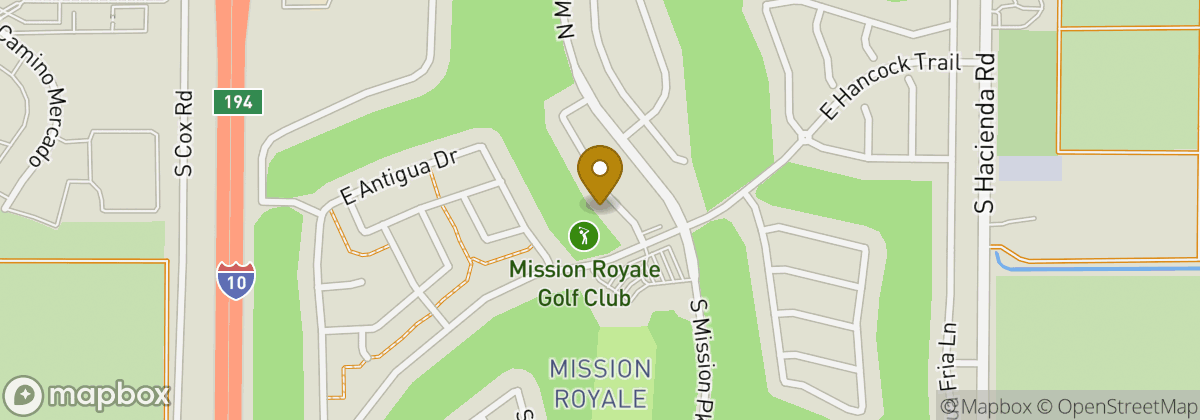 Map location: Mission Royale Golf Club