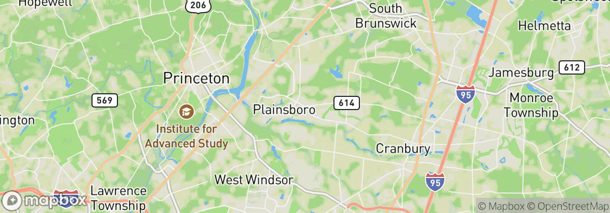 Map: Plainsboro Township, NJ