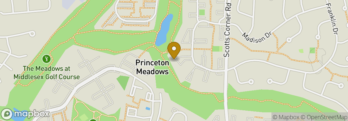 Map location: The Meadows at Middlesex Golf Course