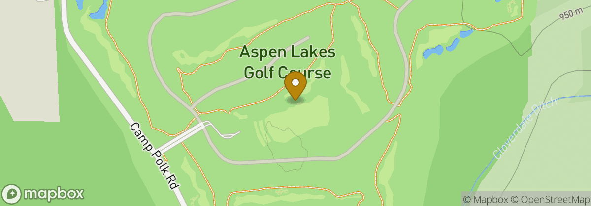 Map location: Aspen Lakes Golf Course