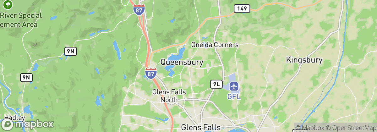 Map: Queensbury, NY