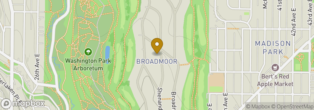 Map location: Broadmoor Golf Course