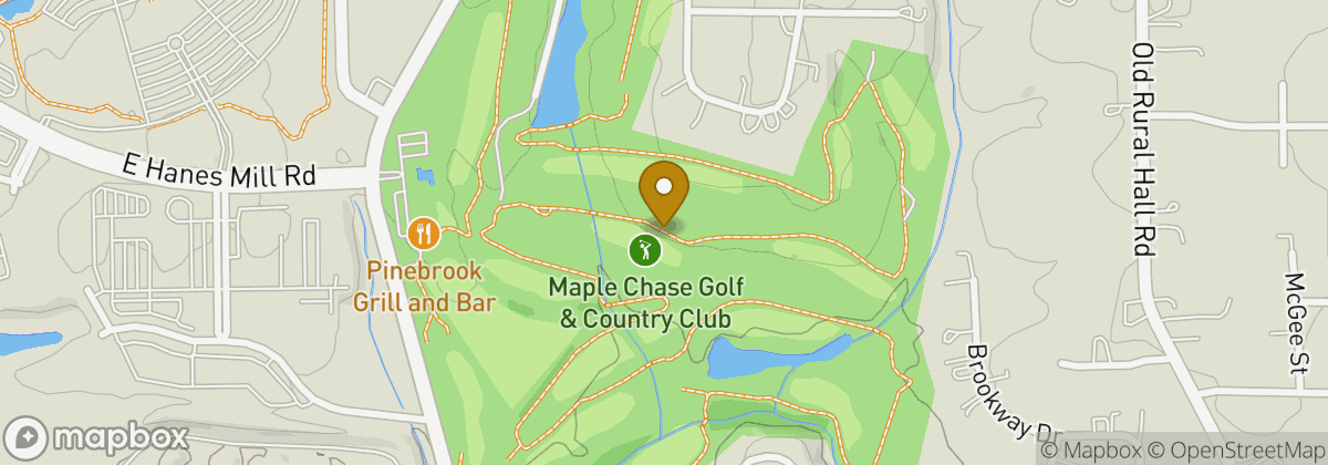 Map location: Maple Chase Golf & Country Club