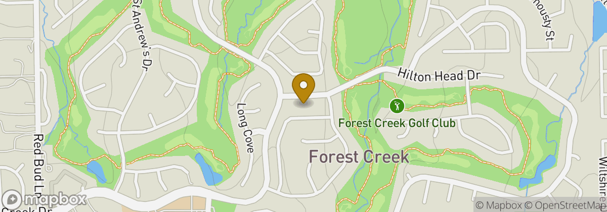 Map location: Forest Creek Golf Club