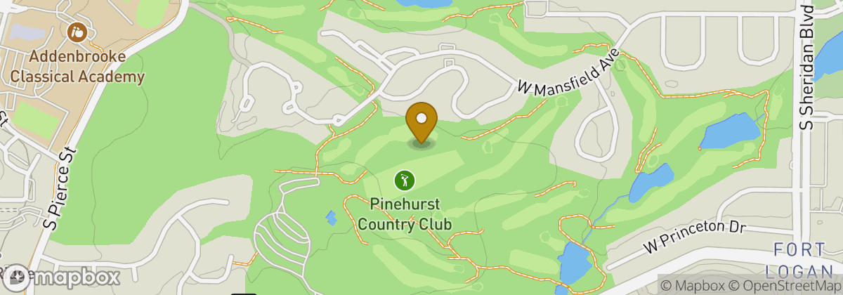 Map location: Pinehurst Country Club