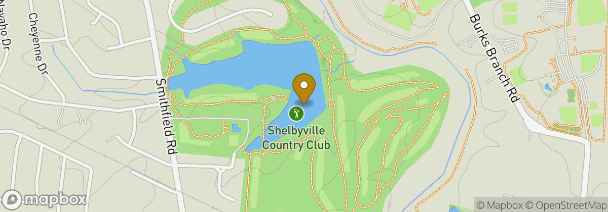 Map location: Shelbyville Country Club
