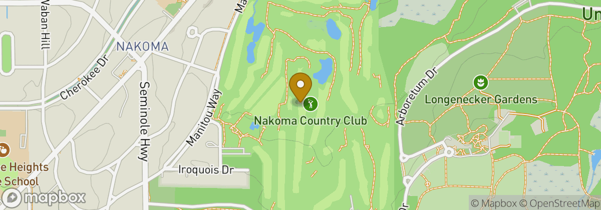 Map location: Nakoma Golf Club