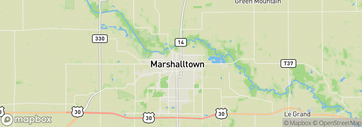 Map: Marshalltown, IA