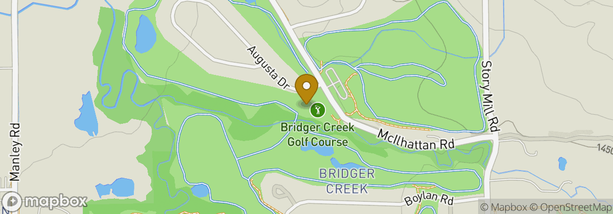 Map location: Bridger Creek Golf Course