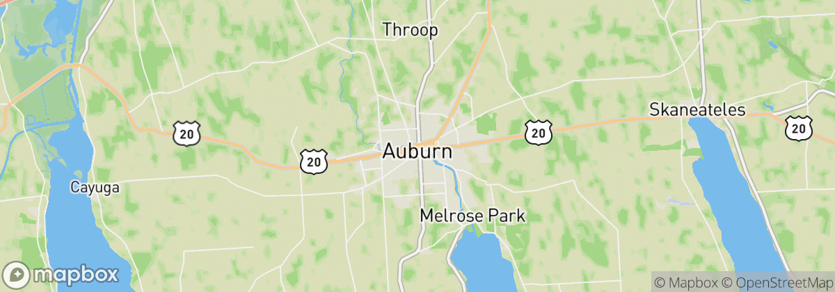 Map: Auburn, NY