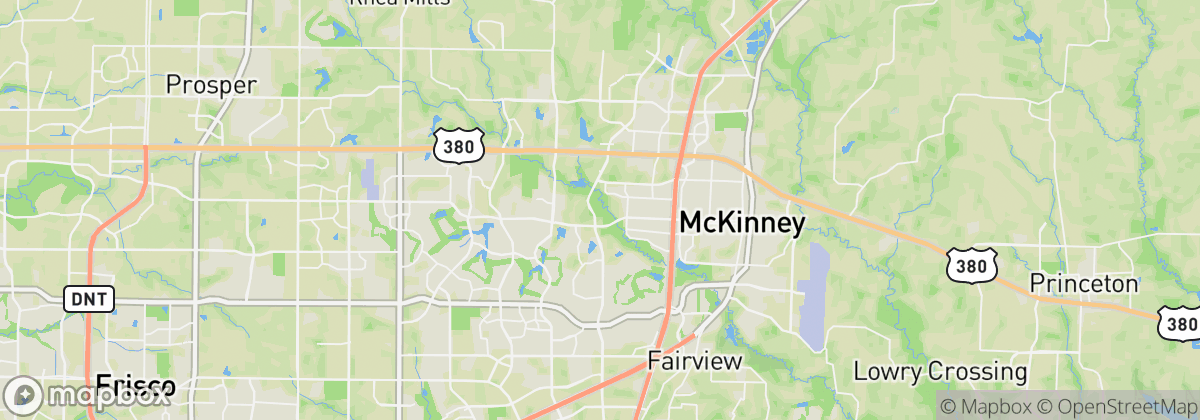 Map: McKinney, TX