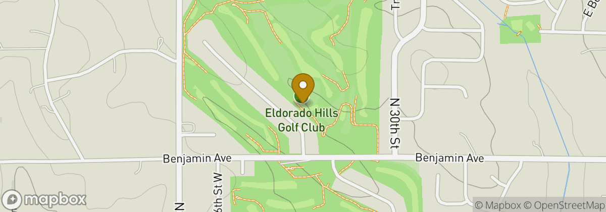 Map location: Eldorado Hills Golf Club