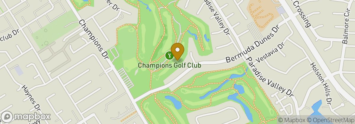 Map location: Champions Golf Club