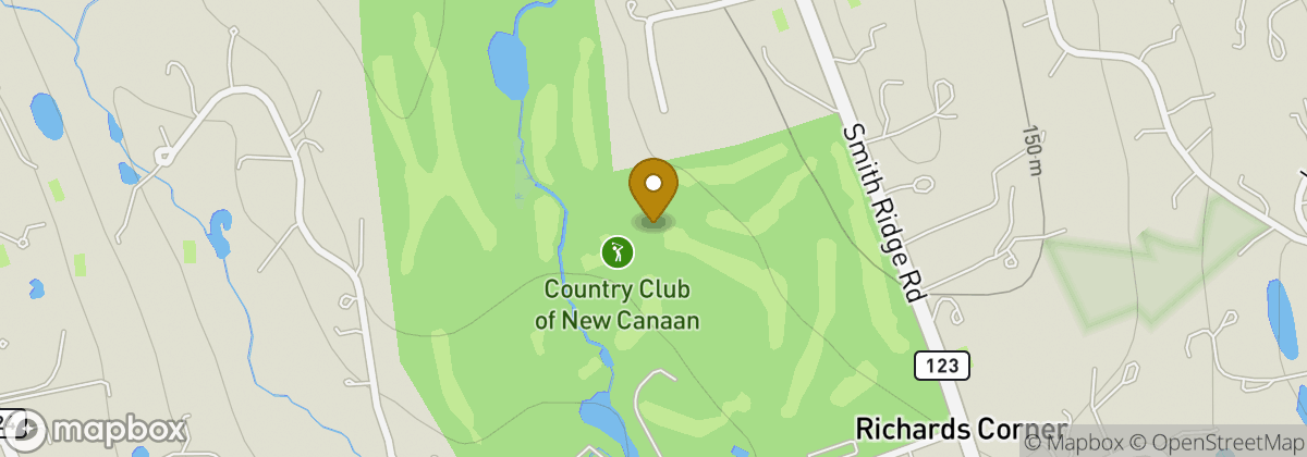Map location: Country Club of New Canaan