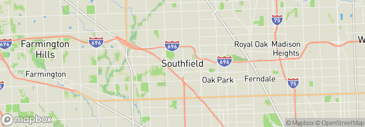 Map: Southfield, MI