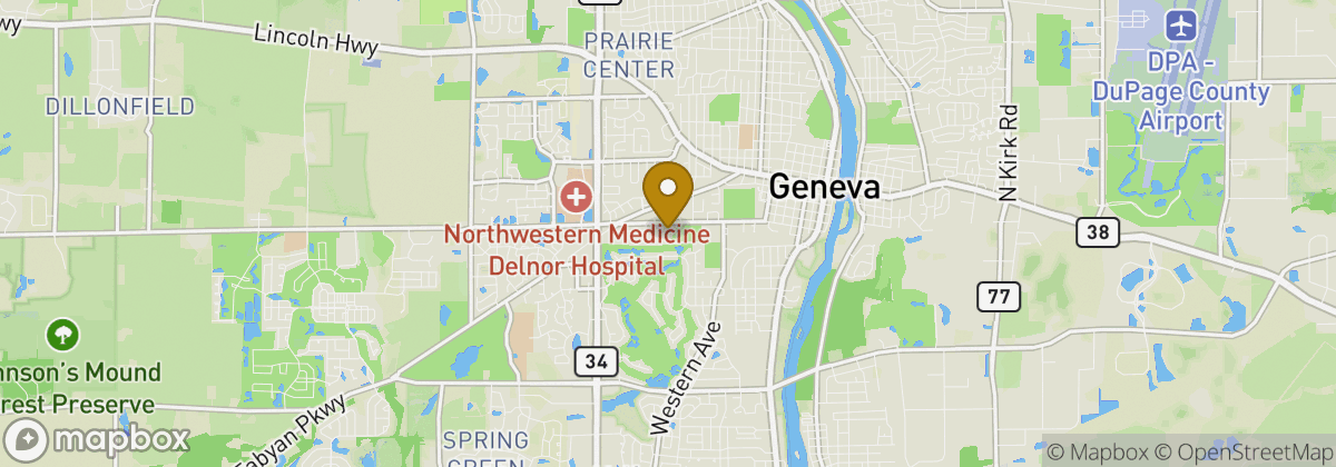 Map location: Eagle Brook Country Club at 2288 Fargo Blvd Geneva, Illinois 60134