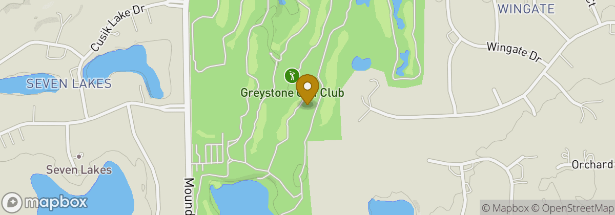 Map location: Greystone Golf Club