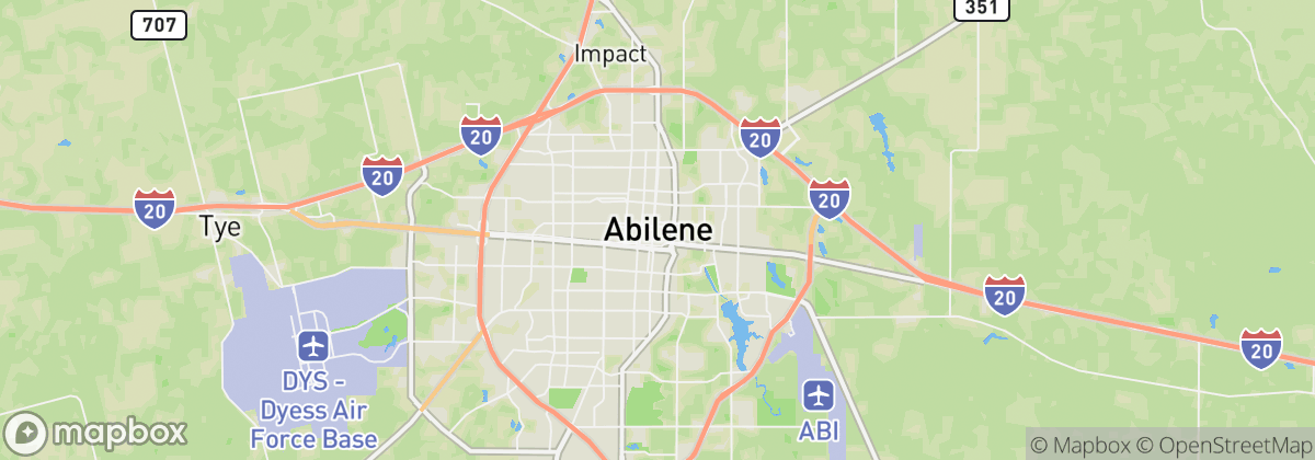 Map: Abilene, TX