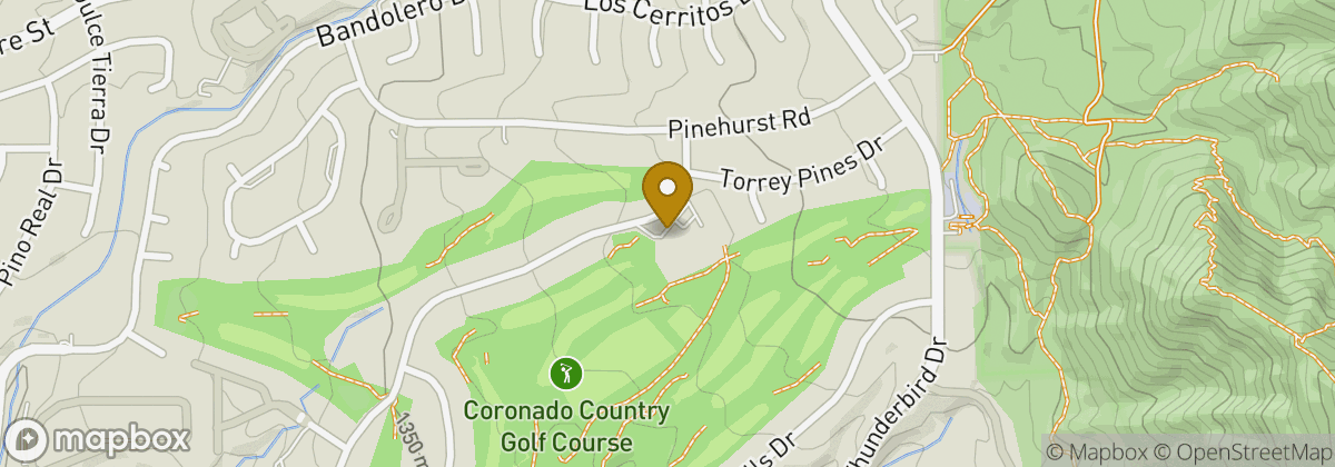 Map location: Coronado Country Club