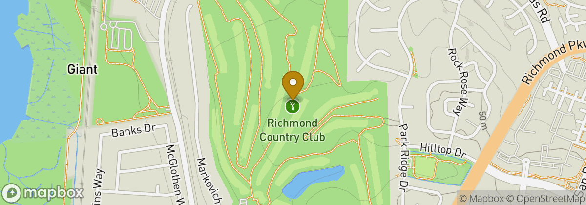 Map location: Richmond Country Club