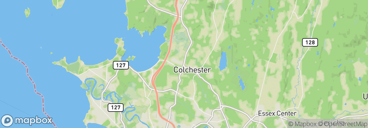 Map: Colchester, VT