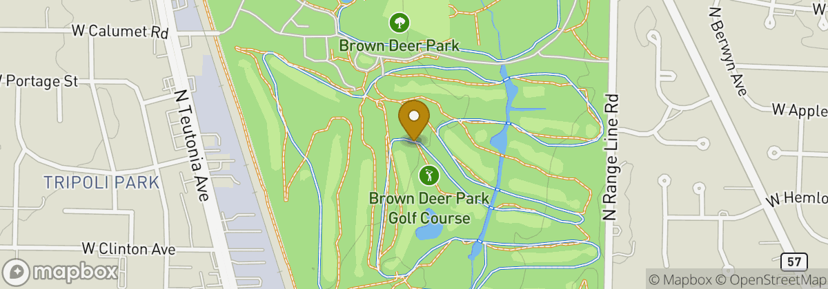 Map location: Brown Deer Park Golf Course
