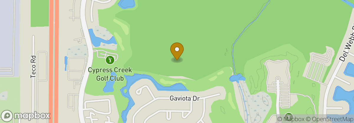 Map location: Cypress Creek Golf Club