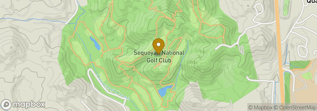 Map location: Sequoyah National Golf Club