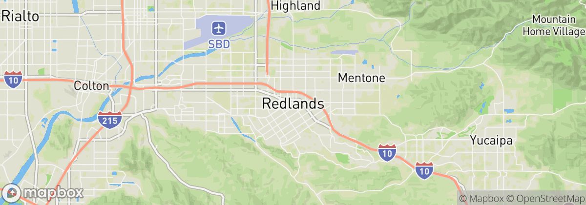 Map: Redlands, CA