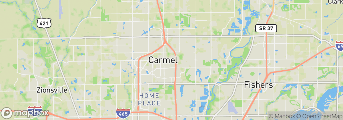 Map: Carmel, IN