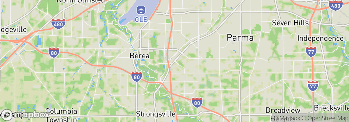 Map: Middleburg Heights, OH