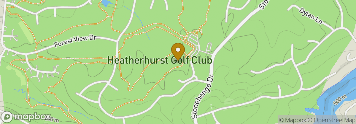 Map location: Heatherhurst Golf Club
